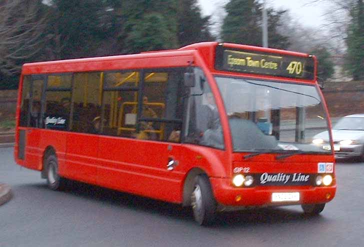 Epsom Buses Optare Solo OP12